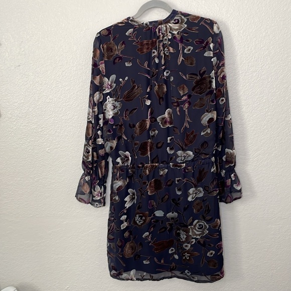 CAROLINA BELLE Dark Floral Dress | Size 10 - Picture 7 of 14